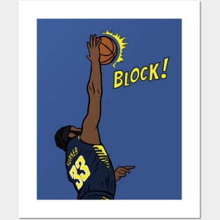 Myles Turner Block Posters and Art